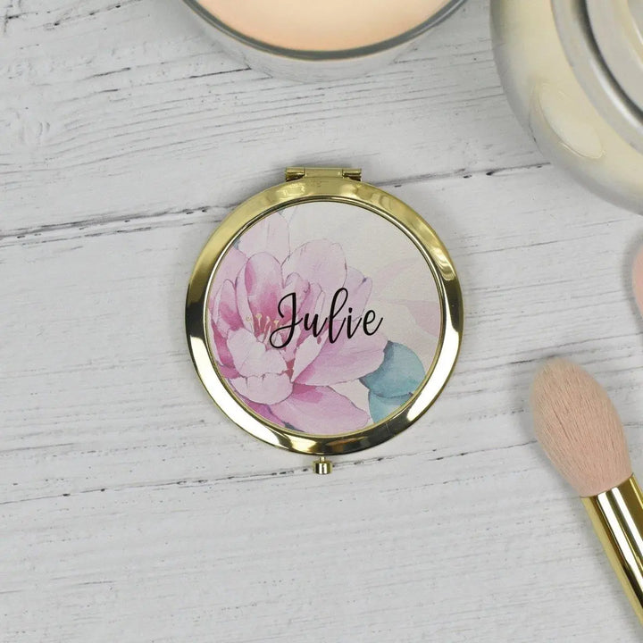 Personalised Bridesmaid Pocket Mirror, Bride Compact Mirror, Maid of Honour Pocket Mirror, Bridesmaid Favour, Bridal Party Gift, Hand Mirror