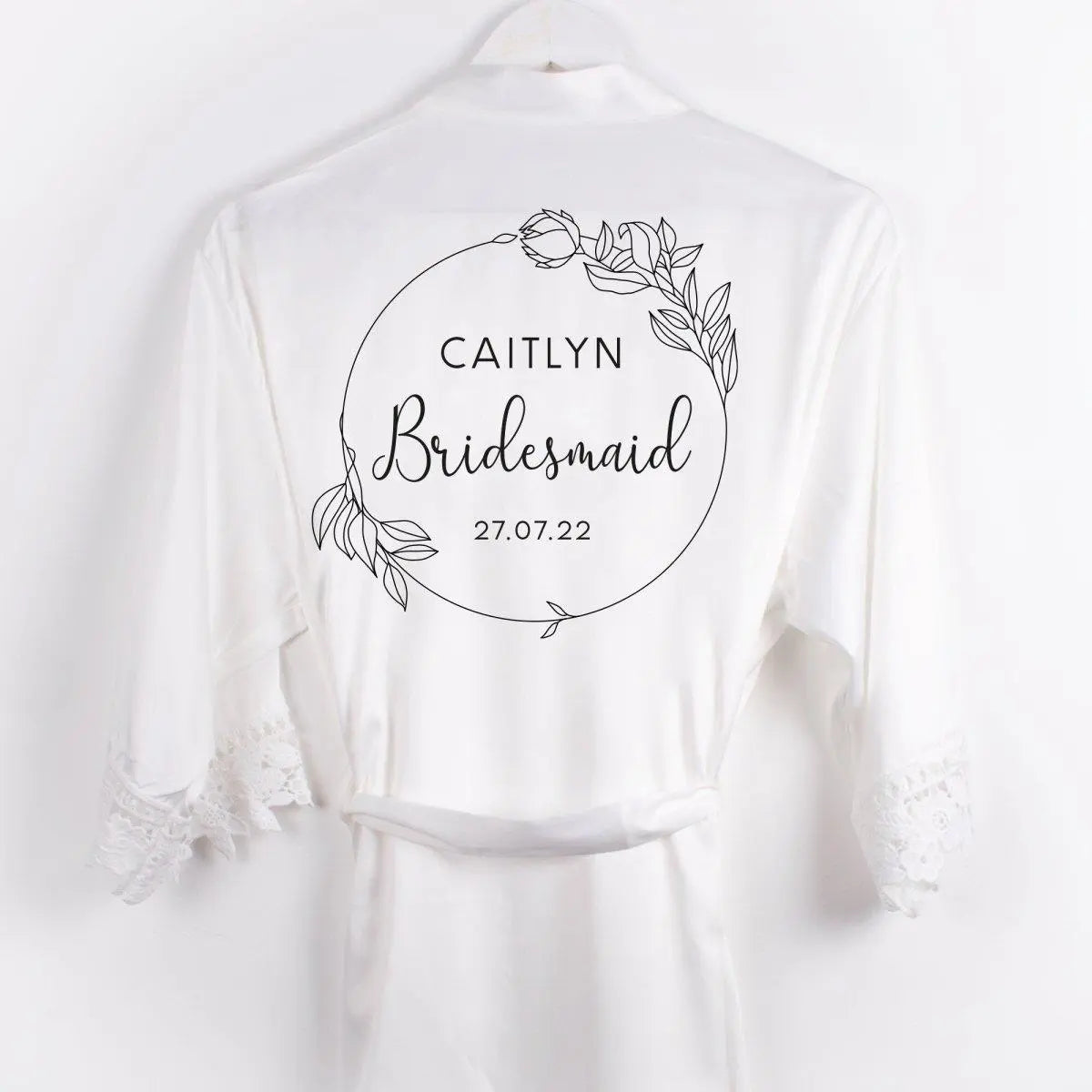 Personalised Bridesmaid Robe, Bridesmaid Robes Personalised, Bridal Robes, Bachelorette Robes, Bride Shower Robes