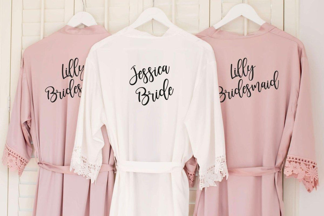 Personalised Bridesmaid Robe, Personalized Robe, Hen Party Robes Bridesmaid Gift Robe, Personalised, Bride To Be Maid Honour