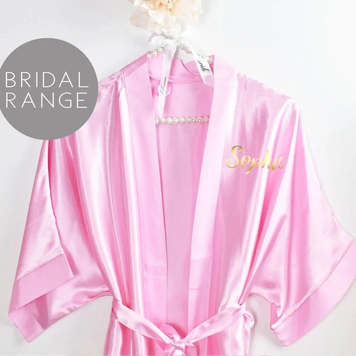 Personalised Bridesmaid Robe, Personalized Robe, Party Robes Bridesmaid Gift Robe, Personalised, Bride To Be Maid Honour