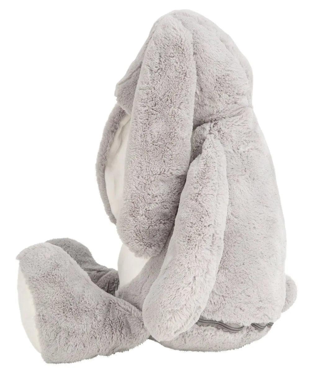 Personalised Bunny Rabbit, Large Soft Toy, Grey Bunny Teddy, New Baby Gift, Baby Boy Gift, Bunny Soft Toy, Cuddly Toy, Easter Baby Gift