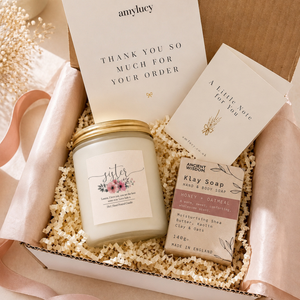 Personalised Candle Gift for Sister styled as a thoughtful gift