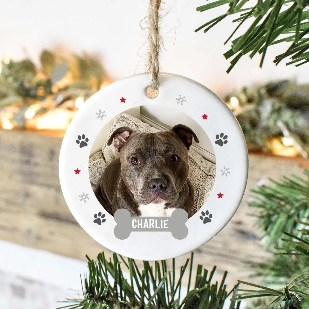 Personalised Cat Bauble, Dog Tree Decoration, Pet Bauble, Pet Photo Gifts, Custom New Pet Gifts, Cat Photo Christmas Decoration, Cat Present