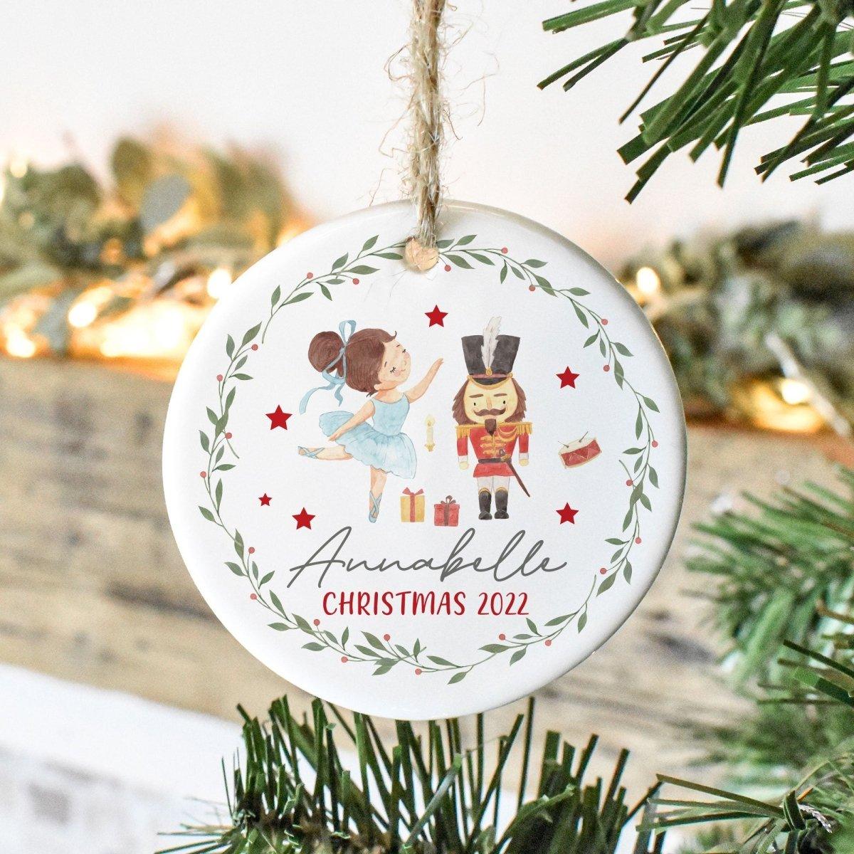 Personalised Child&#39;s Christmas Bauble, Christmas Tree Decor, Nutcracker Bauble, Kids Xmas Bauble, Custom Bauble, Stocking Filler, Baubles