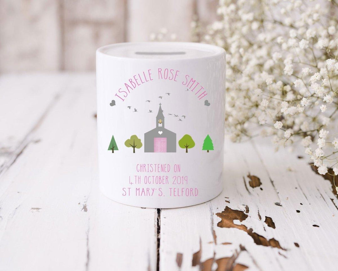 Personalised Christening Money Box, Christening Keep Sake Money Box, Boy Confirmation Gift, Girl Baptism Gift, Christening Baby Gift