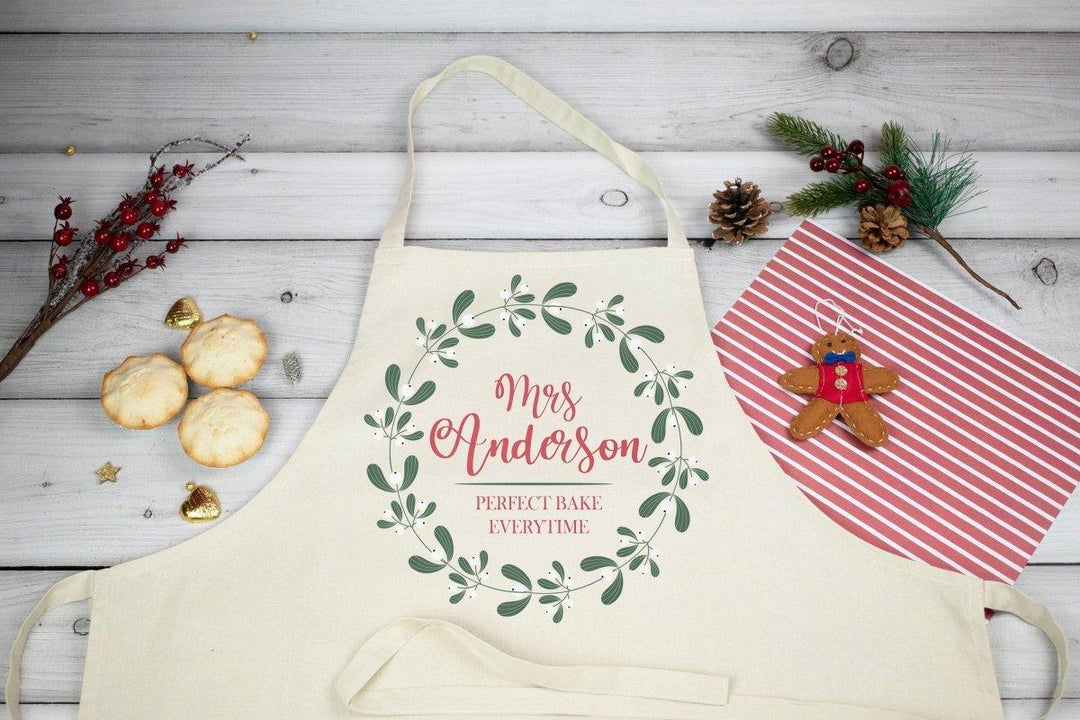 Personalised Christmas Apron, Custom Made Christmas Aprons, Personalised Christmas Gifts, Personalised Ladies Apron, Christmas Gifts, Gift