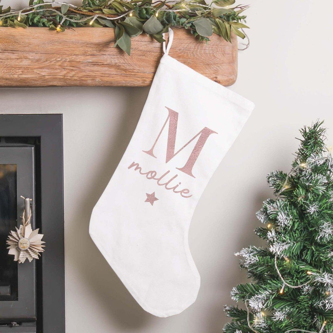 Personalised Christmas Stocking, Holiday Stocking, Name Christmas Stocking, Initial Christmas Stocking, Personalised Girl Stocking, Gifts - Amy Lucy