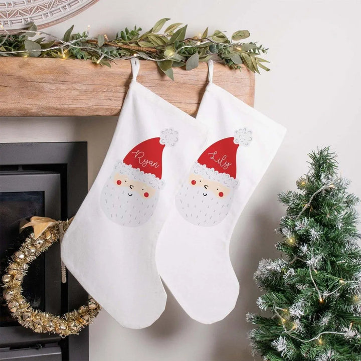 Personalised Christmas Stocking, Santa Christmas Stocking, Santa Stocking, Xmas Stocking, Christmas D?cor, Christmas Present Stocking, Xmas - Amy Lucy