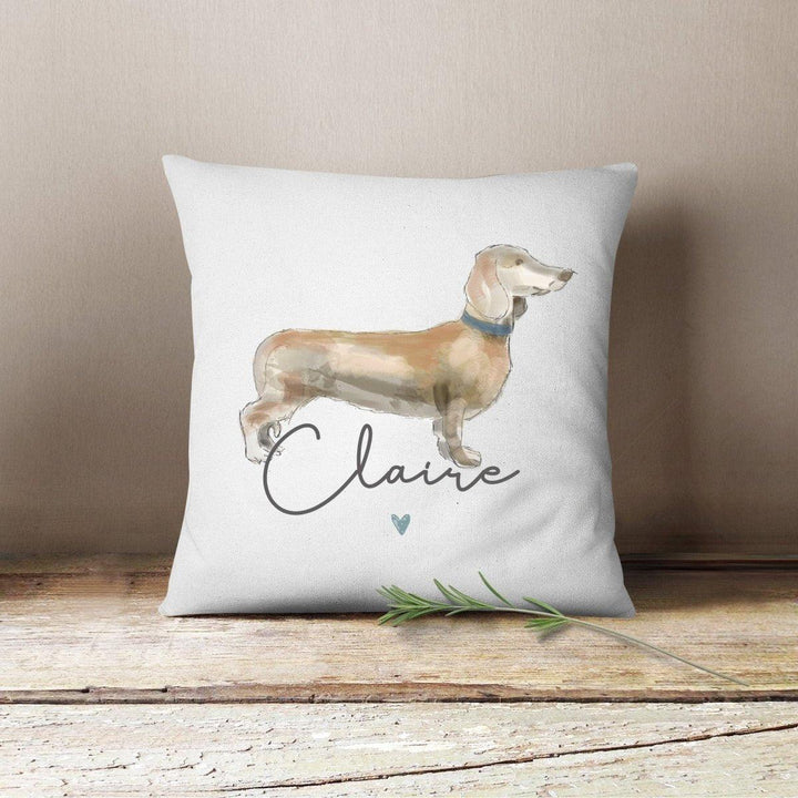 Personalised Dachshund Cushion, Dachshund Gift, Dog Lover Cushion, Sausage Dog Gifts, Dog Gifts, Dachshund Gifts, Dog Owner Gift, Country - Amy Lucy