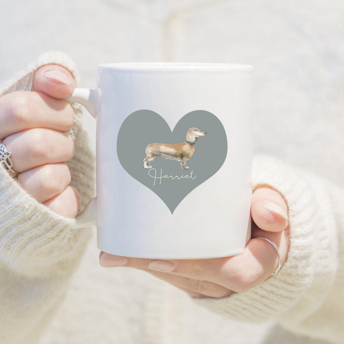 Personalised Dachshund Mug, Sausage Dog Mug, Sausage Dog Gifts, Personalised Dog Gift, Dachshund Mug, Dog Gift, Dog Lover, Country Style - Amy Lucy