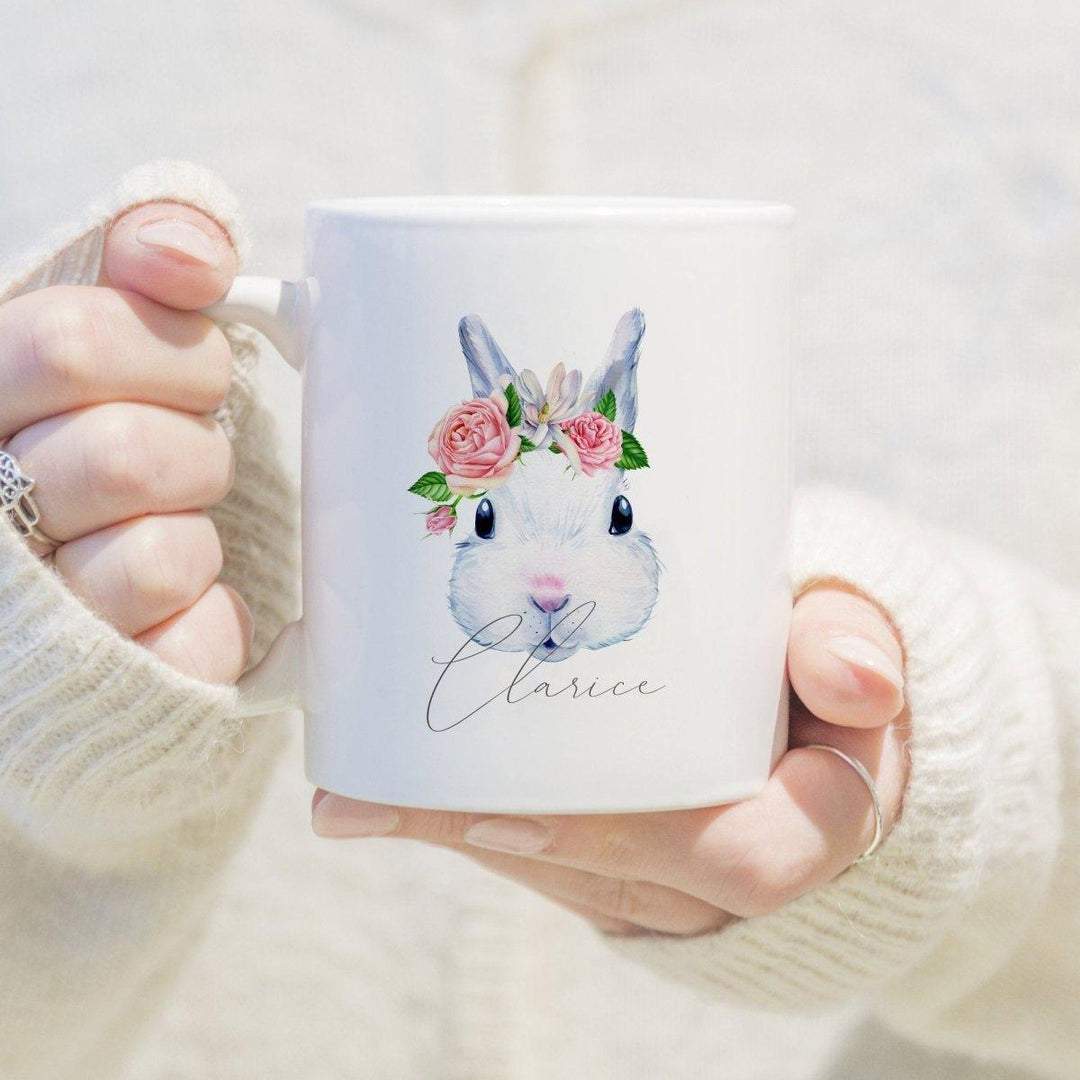 Personalised Easter Bunny Mug, Easter Mug Gift, Personalised Bunny Mug, Easter Gift for Her, Bunny Mug, Easter Mug, Spring Mug, Easter Decor - Amy Lucy