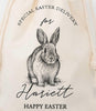Personalised Easter Sack, Easter Bunny Treat Bag, Personalised Child's Easter Bag, Easter Bag Egg Hunt - Amy Lucy