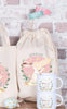 Personalised Easter Sack, Personalised Easter Bag, Child's Storage Bag, Easter Egg Hunt Gift Bag, Easter Mug, Child Mug Pink - Amy Lucy