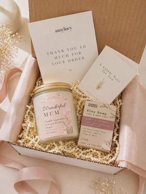 Personalised Fabulous Teacher Candle Gift with gift presentation details