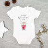 Personalised First Christmas Reindeer Baby Vest, Christmas Baby Bodysuit, New Baby Grow, First Christmas, Baby First Xmas Gift, Name Baby - Amy Lucy