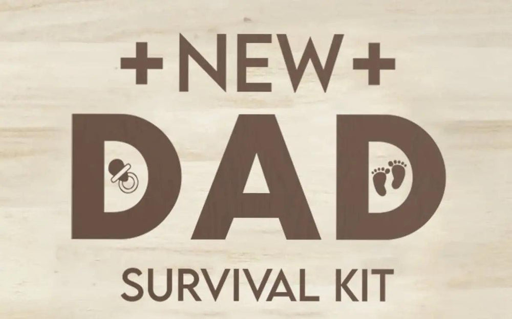 Personalised First Fathers Day Box, First Fathers Day Gift, New Dad Survival Kit, Engraved Box, Personalised New Dad Gift, Fathers Day Gift, - Amy Lucy