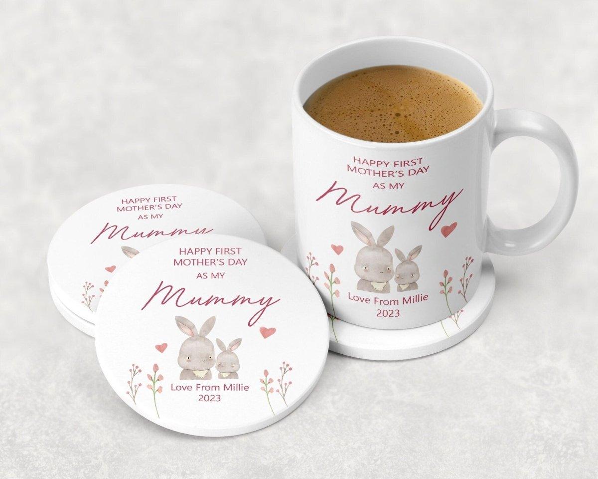 Personalised First Mother's Day as Mummy Gift, Mother's Day Mug Set, New Mum Gift, Mum Appreciation Gift, Mother's Day Mug Set - Amy Lucy