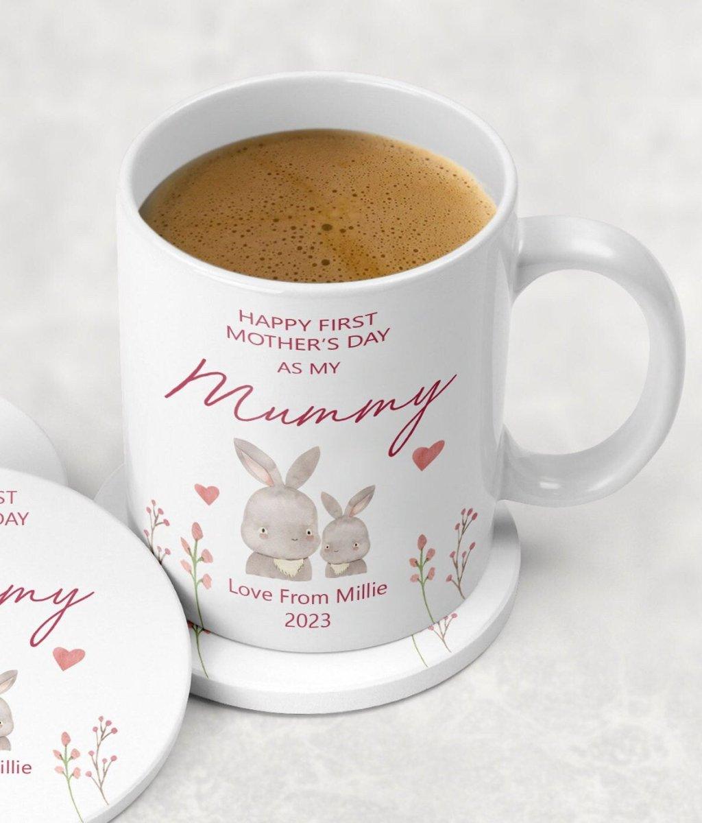 Personalised First Mother's Day as Mummy Gift, Mother's Day Mug Set, New Mum Gift, Mum Appreciation Gift, Mother's Day Mug Set - Amy Lucy