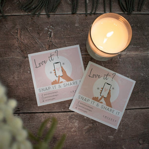 Personalised First Valentine’s Day Candle product information