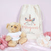 Personalised Flower Girl Gift Set, Flower Girl Gift Set, Teddy In Bag, Wedding Flower Girl Thank you Gift, Wedding Gift, Flower Girl Gifts - Amy Lucy