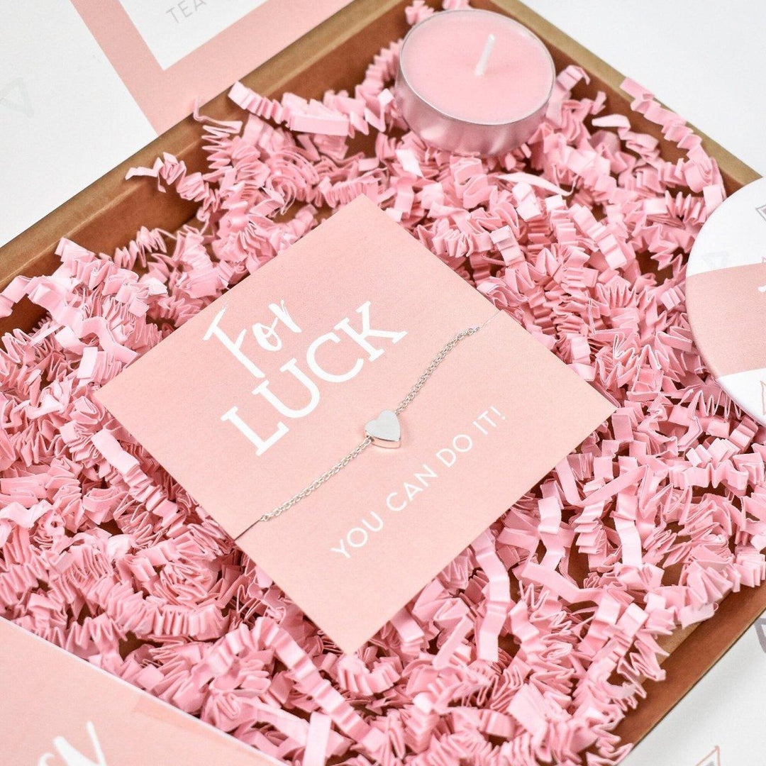 Personalised Good Luck Gift Box, Letter Box Gifts, Good Luck Present, New Job Gift Set, Student Gifts, Good Luck Gift Set, Lucky Gifts, Her - Amy Lucy