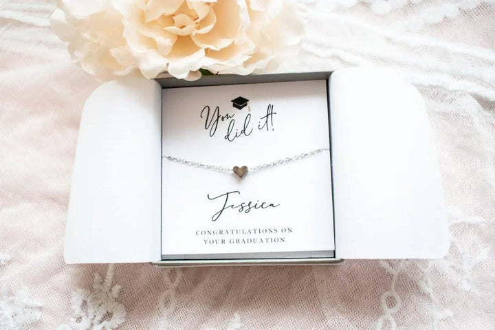 Personalised Graduation Gift, Grad Gift, Grad Necklace, College Grad Necklace, Grad Jewellery, School Graduation Necklace, Class Of Gift, - Amy Lucy