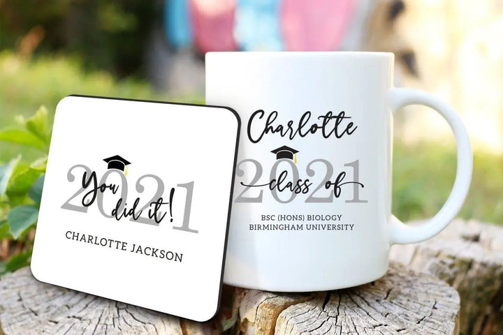 Personalised Graduation Mug, Graduation Gifts, Graduation Present, Graduating Custom Gift, Student Gifts, University Graduation Gifts, Keep - Amy Lucy