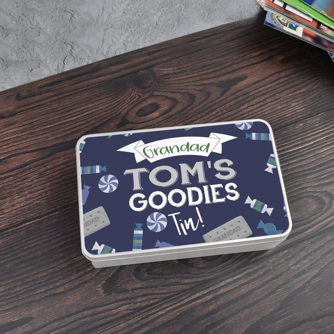 Personalised Granddad Treat Tin, Granddad Gift, Christmas Granddad Gift Tin, Granddad Gifts, Fathers Day Gifts, Dad Gifts, Grandchild Gifts, - Amy Lucy