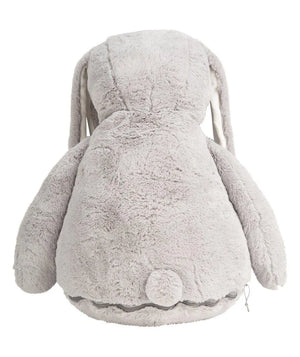 Personalised Grey Bunny Rabbit, Large Soft Toy, New Baby Gift, Rainbow Nursery Decor, Bunny Teddy, Baby Girl Gift, Baby Shower, Easter Baby - Amy Lucy