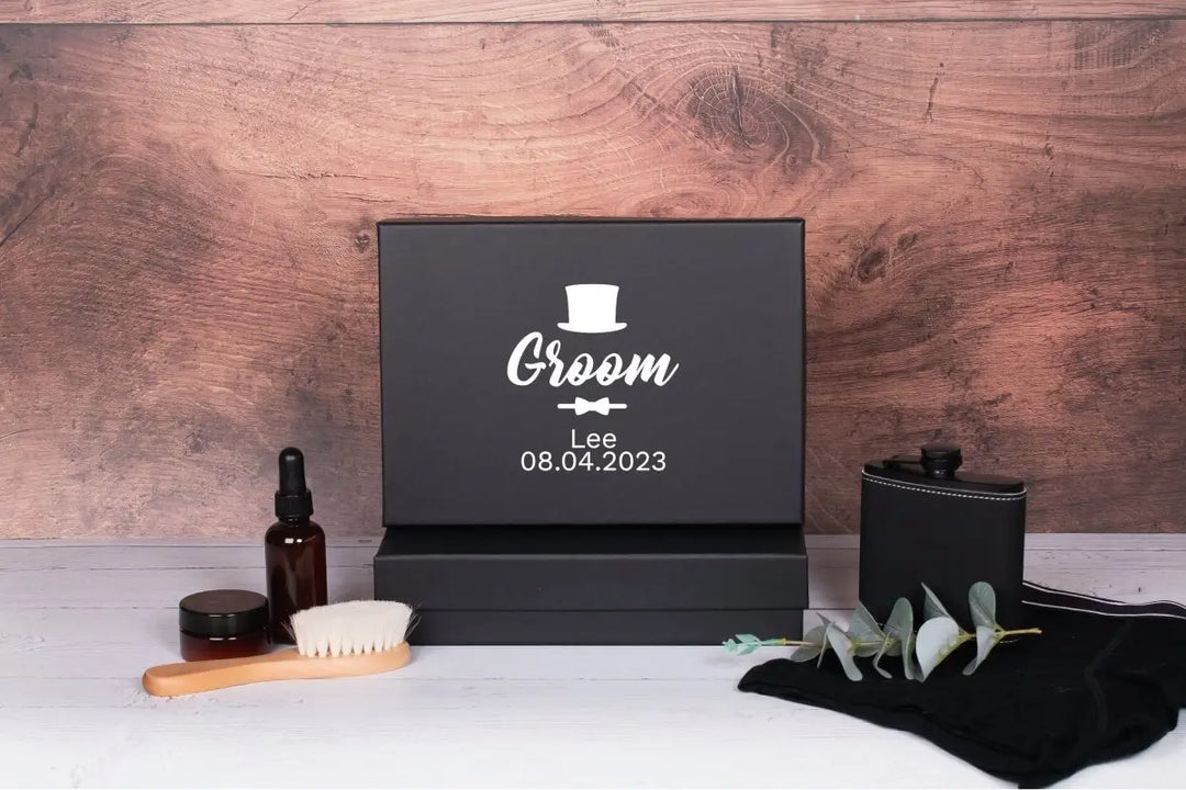 Personalised Groom Gift Box, Groom To Be Gift Set, Wedding Groom Gift, The Groom Gifts, Wedding Day Gift, Groom Set - Amy Lucy