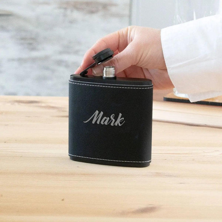 Personalised Groomsman Hip Flask, Groom Hip Flask, Stag Party Hip Flask, Best Man Gift Flask, Groomsman Flask, Engraved Hip Flask, - Amy Lucy