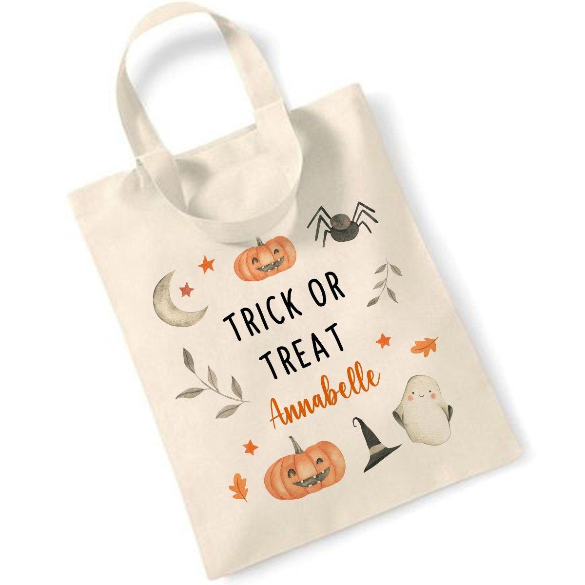 Personalised Halloween Treat Bag, Halloween Loot Bag, Halloween Treat Bags, Halloween Small Bags, Halloween Gift Bag, Halloween Gift Bags, - Amy Lucy