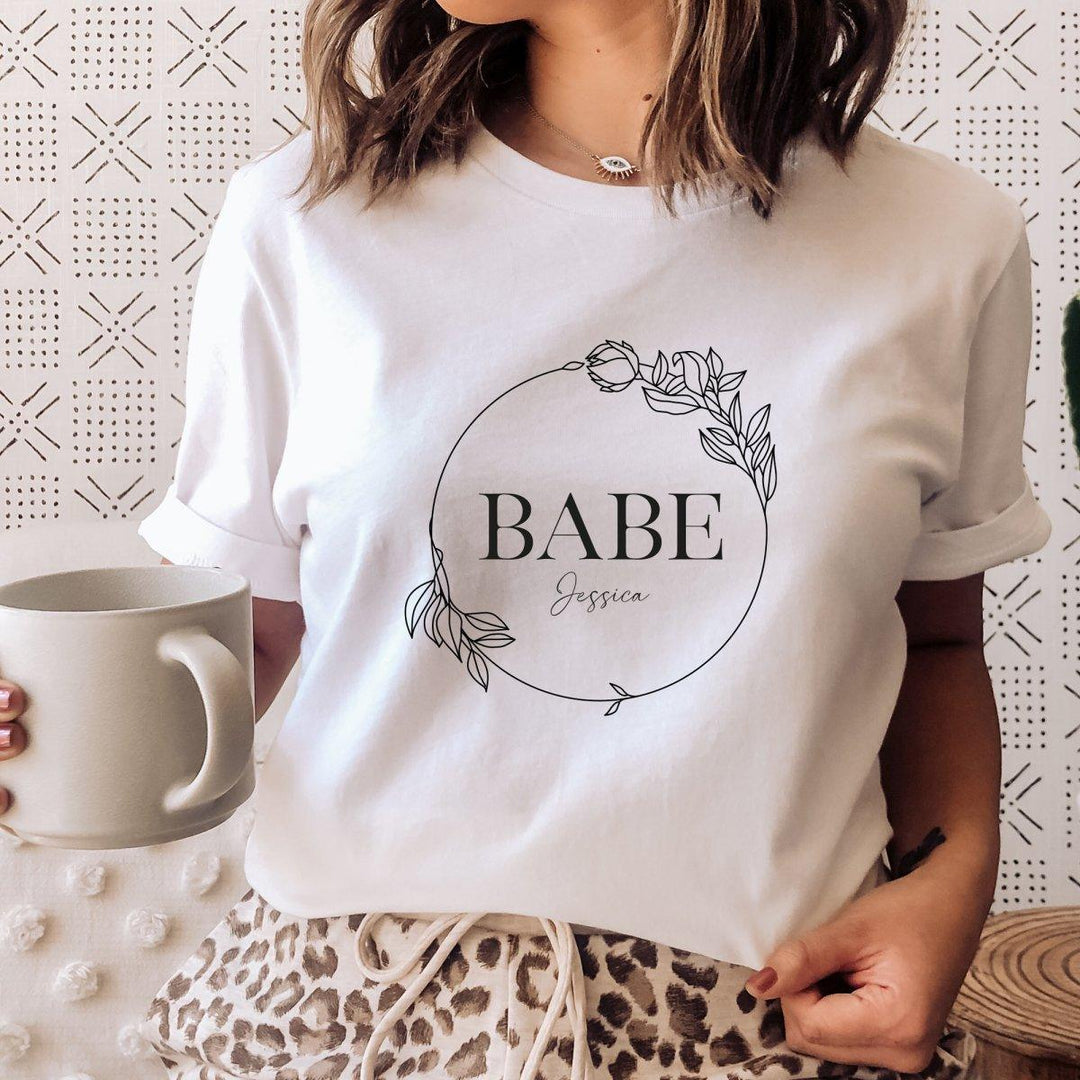 Personalised Hen Party T-Shirt, Babe - Amy Lucy