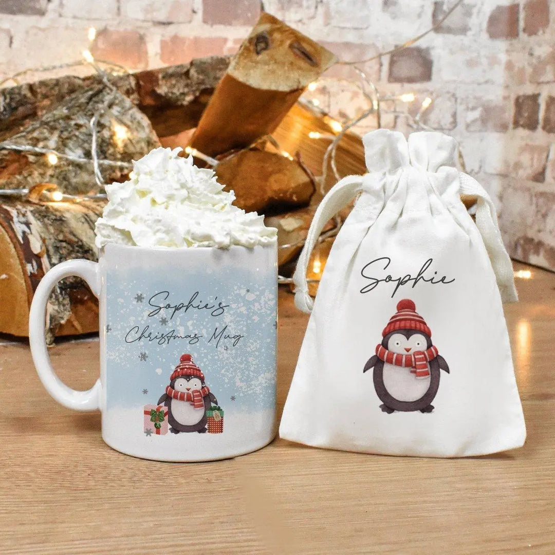 Personalised Hot Chocolate Kit, Name Christmas Mug, Hot Chocolate Gift Set, Stocking Filler, Mug Hot Chocolate Gift, Christmas Mug Gift Set - Amy Lucy