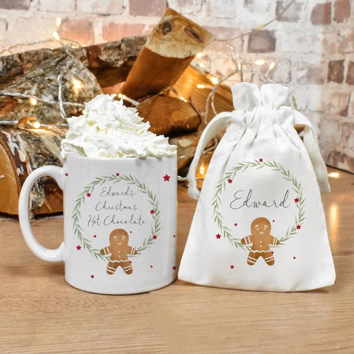 Personalised Hot Chocolate Kit, Name Christmas Mug, Hot Chocolate Gift Set, Stocking Filler, Mug Hot Chocolate Gift, Christmas Mug Gift Set - Amy Lucy