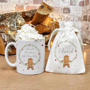 Personalised Hot Chocolate Kit, Name Christmas Mug, Hot Chocolate Gift Set, Stocking Filler, Mug Hot Chocolate Gift, Christmas Mug Gift Set - Amy Lucy