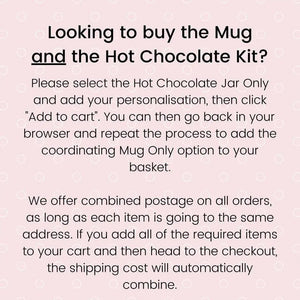 Personalised Hot Chocolate Kit, Stocking Fillers, Hot Chocolate Set, Christmas Eve Box Fillers, Hot Chocolate Gift, Christmas Mug Gift Set - Amy Lucy