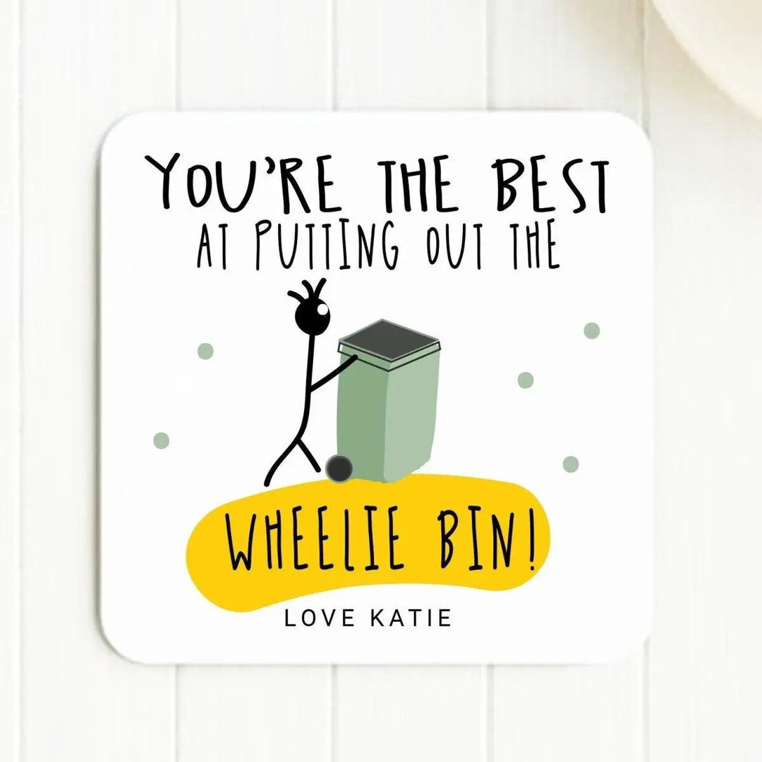 Personalised Husband Gift, Partner Funny Gift, Valentines Gift, Couple Gift, Wheelie Bin Gift, Bin Gift, Boyfriend Gift - Amy Lucy