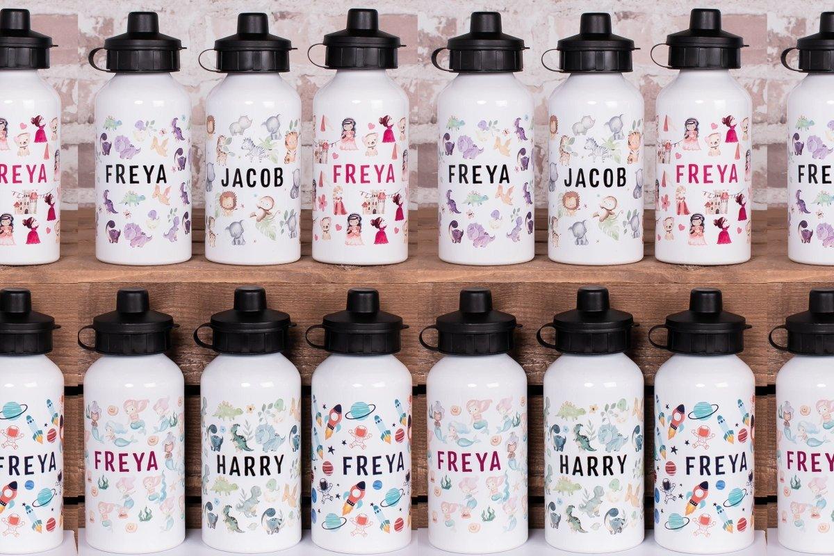 Personalised Kids Water Bottle, Child School Water Bottle, Kids Nursery Drink Bottle, Boys School Flask, Girls Drinks Cup, Gym Bottle, Cup - Amy Lucy