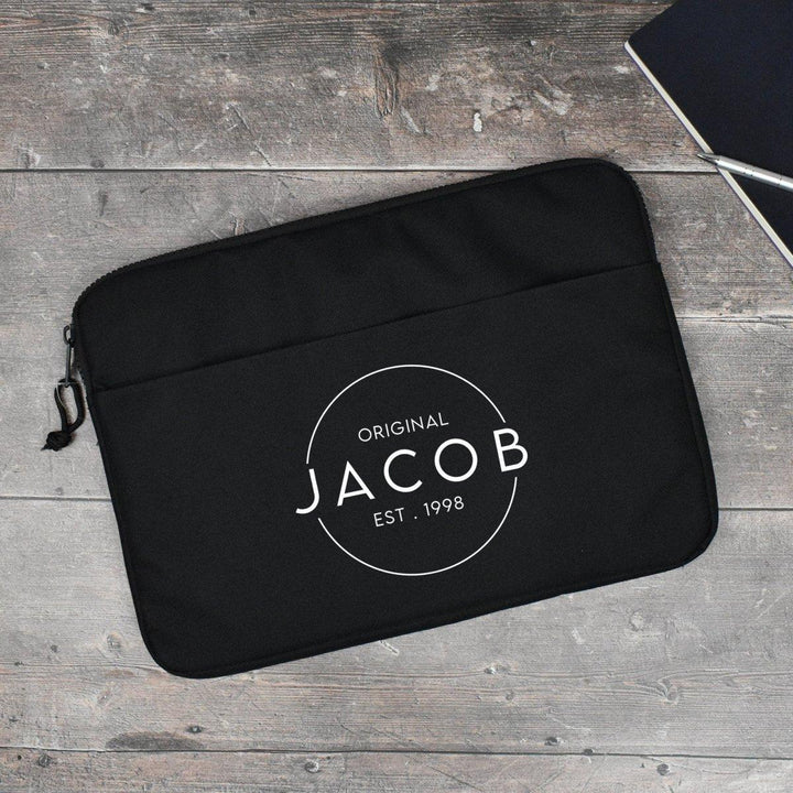 Personalised Laptop Bag 13&quot; or 15&quot;, Uni Bag, Custom Laptop Case, Name Tablet Bag, Name Laptop Case, Personalised Document Bag, Laptop Case - Amy Lucy