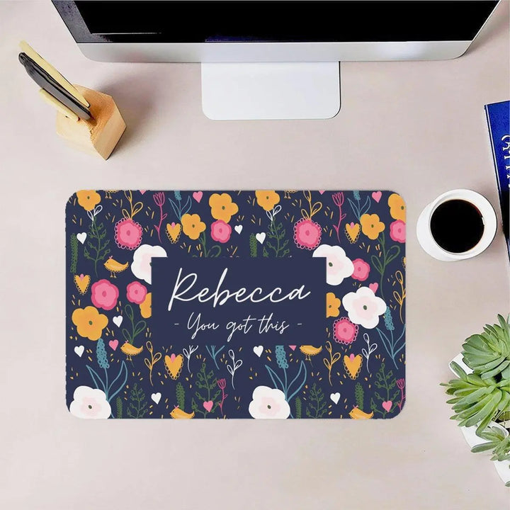 Personalised Large Gaming Mat, Personalised Large Mouse Mat, Custom Name Desk Mat, Office Desk Mat, Name Desk Mouse Mat, Desk Mousepad - Amy Lucy