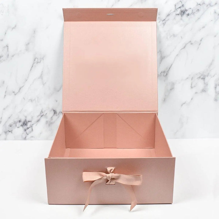 Personalised Large Gift Box, Empty Gift Box, Birthday Large Gift Box, Happy Birthday Gift Box, Birthday Hamper, Rose Gold, Big Gift Box - Amy Lucy