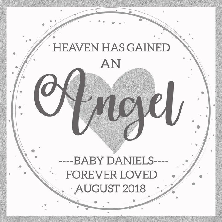 Personalised Miscarriage Gift, Baby Loss Memorial Candle, Angel Candle Gift, Personalised Bereaved Mum Gift, Personalised Sympathy Gift - Amy Lucy