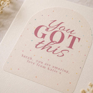 Ordering guidance for personalised Amy Lucy candle gifts