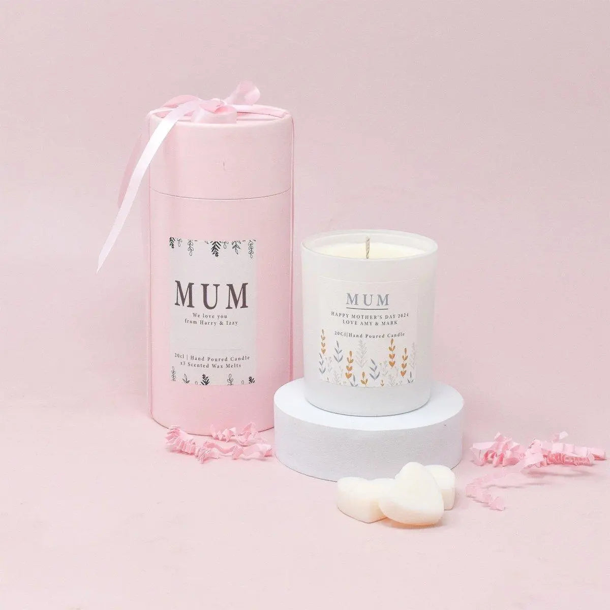 Personalised Mother's Day Candle Gift Set, Mother's Day Gift Box, Mum Scented Candle and Wax Melts, Gift for Mum, Home Scent Mum Gift - Amy Lucy