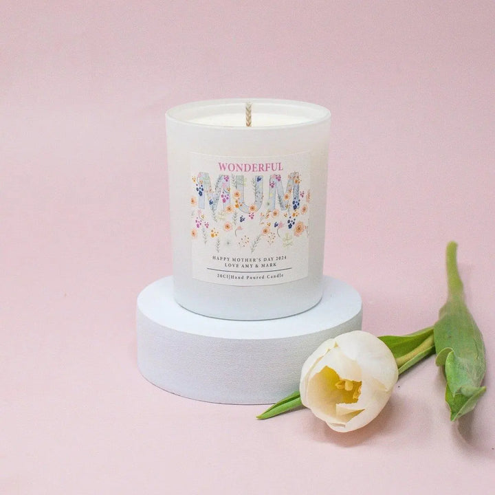 Personalised Mother's Day Candle, Mother's Day Gift, Mum Scented Candle, Gift for Mum, Mum Gift, Mother's Day Gift from Child, Nanny Gift, - Amy Lucy