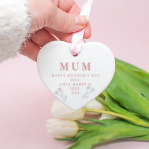 Personalised Mother's Day Ornament, First Mother's Day Gift, Small Mum Gift, Mum Appreciation Gift, Ceramic Ornament, Gift for Her, Mum Gift - Amy Lucy