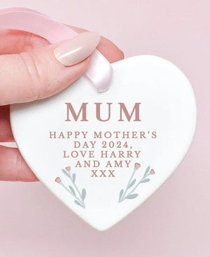 Personalised Mother's Day Ornament, First Mother's Day Gift, Small Mum Gift, Mum Appreciation Gift, Ceramic Ornament, Gift for Her, Mum Gift - Amy Lucy