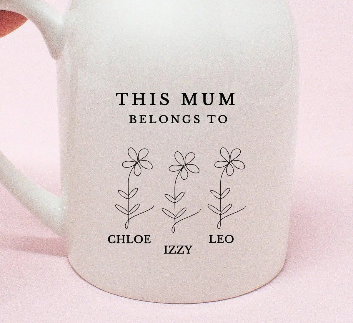 Personalised Mother's Day Vase, Mother's Day Jug, Personalised Mum Gift, Gift for Mum, Homeware Pitcher, Gift for Mum, Printed Jug, Nanny - Amy Lucy