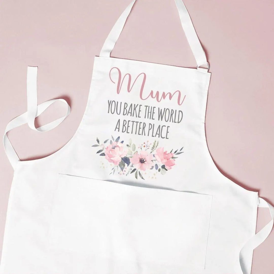 Personalised Mother&#39;s Day Apron, Mum Baking Gift, Personalised Mum Apron, Nan Mother&#39;s Day Gift, Apron Cooking Gift, Baking Gift for Her - Amy Lucy